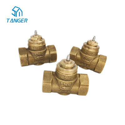 15mm 10mm trv trv ভালভ রেডিয়েটর PN16 Hex Nut হাই ফ্লো রেট Kvs 4.5&quot;