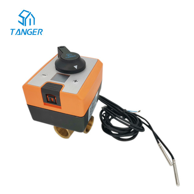 3 ওয়ে 12v বল ভালভ অ্যাকচুয়েটর ইলেকট্রিক 10Nm রিমোট সেন্সিং এলিমেন্ট